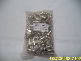 0406-4 Gem F Pack Of 100 Connector Rg 6 Quadshield