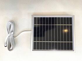 Greenlight 711181622843 Solar Panel Compatible With Simplisafe Wireless Outdoor Security Camera Silver