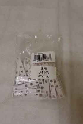 S-11-w Gri George Risk Inc - Alarm Switch Spacer White / Lot Of 93 Nos