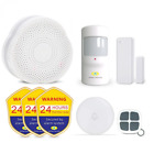 Gs-mdl Golden Security Home Alarm System With Doorbell And Night Light