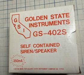 Gs-402s Gsi Self-contained 20 Watt Surface Mount Siren/speaker