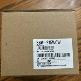 Hanwha Sbv-215wcw Weather Cap White