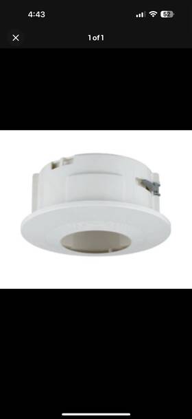 Shd-3000f4 Hanwha Techwin In-ceiling Flush Mount For Dome Camera Bracket