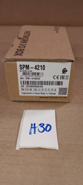 Spm-4210 Hanwha Network I/o Box For Ip Cameras White