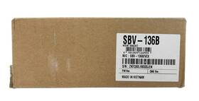 Svb-136b Hanwha Waterproof Back Box Mount With Knockouts For Dome Cameras Ivory