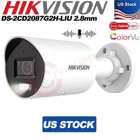 Ds-2cd2087g2h-liu Hikvision Ds-2cd2087g2-lu 8mp Hd Hybrid Light Colorvu 4k Ip Camera Bulk Lot