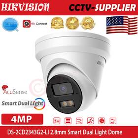 Ds-2cd2343g2-li Hikvision Ds-2cd2343g2-i Acusense Color And Ir 4mp Ip Poe Camera Fov 104 2.8mm