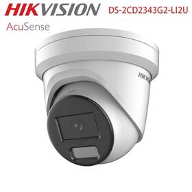 Ds-2cd2343g2-li2u Hikvision 4mp Acusense Ip Camera Smart Hybrid Light 2mic