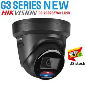 Ds-2cd2387g3-li2uy Hikvision 8mp Smart Hybrid Light Camera Colorvu 3.0 Dual Turr