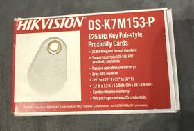 Ds-k7m153-p Hikvision 125 Khz Proximity Key Fob 25 Pack