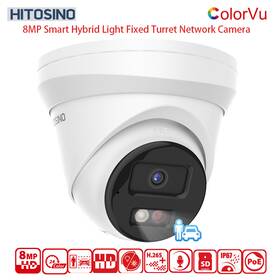 Hs-cut68g2-lia Hitosino 8mp Colorvu Ip Camera 4k Smart Dual Light Mic Compatible Hikvision