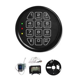 Homeyuer 768825724098 Replacement Fireproof Keypad Hyr-keypad-01-black