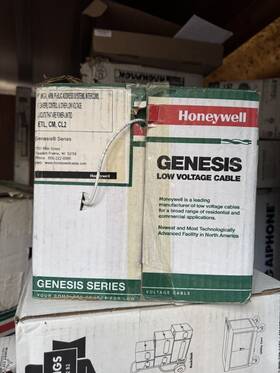 31021112 Honeywell Genesis Low Voltage Cable 22/2 Str Cmp/ft6 1m Bx Nat. New