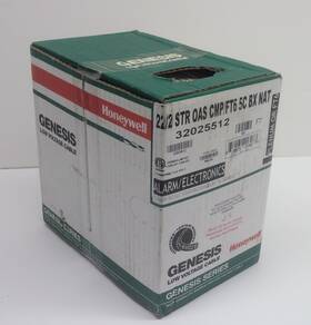 Honeywell 32025512 Genesis Low Voltage Cable 31025512 22/2 Str Cmp/ft6 5c Bx Nat New