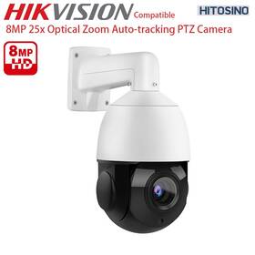 Ptz-4825x-is Hotosino 4k 8mp 25x Zoom Auto-tracking Ptz Camera Outdoor Hikvision Compatible
