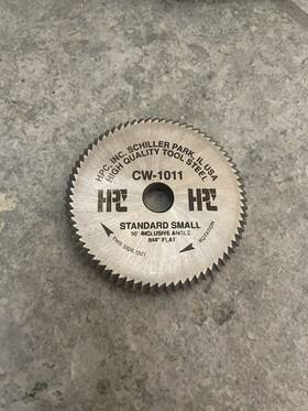 Hpc Cw-1011 Standard Small 90 Inclusive Angle .044 Inch Flat