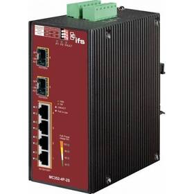 Mc352-4t-2s Inf Interlogix Mc352-4p-2s New Ifs 4-port Gigabit To 2-port Sfp Media Converter