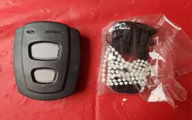 Fa223d Inovonics Water Resistant Double Button Pendant Transmitter Black