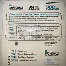 Fa575 Inovonics High Power Wireless Repeater 900mhz