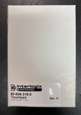 60-606-319.5 Interlogix Four Button Keychain Touchpad / Rev. H