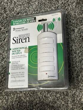 Sp501 Intermatic Home Security Remote Siren Safety Connects With Wireless Alarm