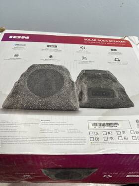 Isp75b-cr Ion Audio As Is Solar Rock Multi Sync Isp75b Speaker