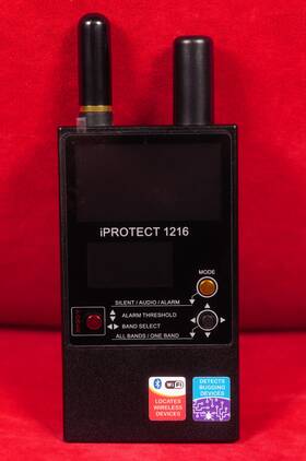 Dd1216 Iprotect Kjb Security Products 3-band Rf Detector 1216 50mhz-12ghz