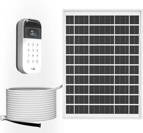 237-ab Itodos 6w Solar Panel For Myq Smart Garage Door Video Keypad 16.4ft Outdoor Powe