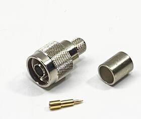 Anm-1406 L-com Type N Male Crimp For Rg8 400-series
