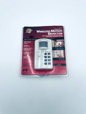 Hs4320a Lamson Home Security Motion Detector White Indoor Wireless Chime/siren