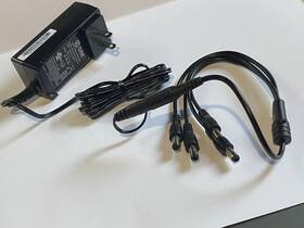Accpwr12v2ah4b Lorex Power Supply 4 Way Splitter Powers Up To Cameras