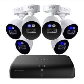 D4k2ad-86-c884-4 Lorex Fusion Dvr With Analog 6 Bullet Cameras - 4k 12-channel 2tb Wired System