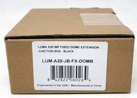 Lum-a20-jb-fx-domb Luma X20 Wp Fixed Dome Extension Junction Box - Black