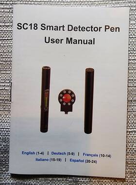 Gb4943 Lxmimi Anti-spy Detector Rf And Camera Finder K19 Sc18 Smart Pen