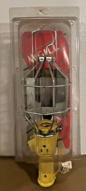 Mcgill 5025srg Grounded Industrial Extension Light Brand New Rare