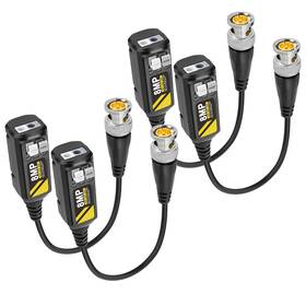 Meiriyfa Mili451 8mp Passive Hd Bnc Video Balun Connectors Ahd/tvi/cvi/cvbs T