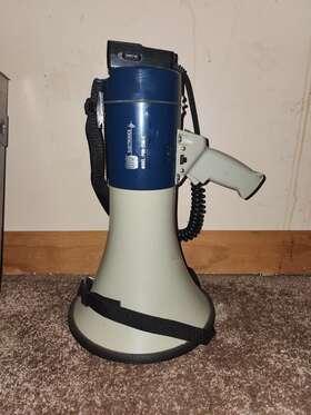 Pgm-25mic Mg Electronics Mega Phone Model Dynamic Hand Held Megaphone