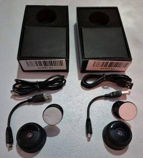 B0d586hf7j Mini Magnetic Security Camera 2 Cameras Included Surveillance New