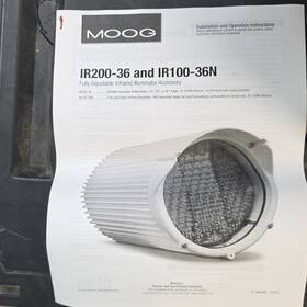 Moog Ir100-36n Infrared Illuminator Accessory Silver 44w 24vac Mpn
