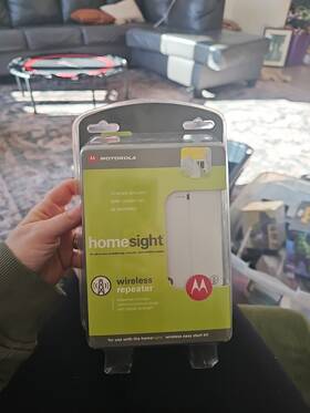 Motorola 519755-001-00 Homesight Wireless Signal Repeater Hmac9100