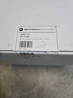 Wlmt-1021 Motorola Solutions Mount Pendant Arm 20cm Long 1.5 Npt New Open Box