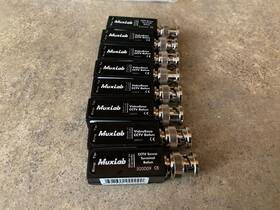 500009 Muxlab Lot Of 8 Cctv Screw Terminal Balun A4-6