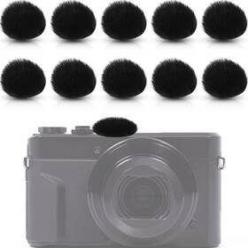 Nezyo 313105588596 10 Pieces Camera Mic Windscreen Furry Wind Muff Cover Built