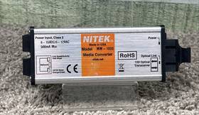 Mm-1000 Nitek Mm-100 Single Channel 10/100/1000 Media Converter Multimode Fiber 37048