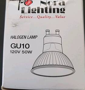 900695 Nora Lighting Halogen Lamp Gu 10 120v 50w Aluminized Reflector