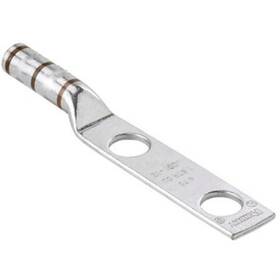 Lcc4-14a-l Panduit Two-hole Long Barrel Lug 1/4 Stud Hole