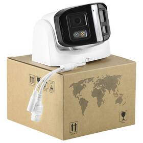 Cam-pg2t46lip-4 Panoeagle Hikvision Compatible 4mp 180 Panoramic Full Color Dual Lens Ir Bullet Ip Camera