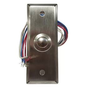 Parabit Systems 766871245765 Alarm Controls Narrow Plate Push To Exit Button