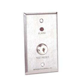 1000254 Potter Electric Signal 1000254/ms-ka/r Mskar Remote With Red Alarm Led Key Test