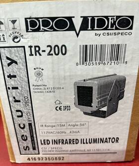 Ir-200 Pro Video Led Infrared Illuminator